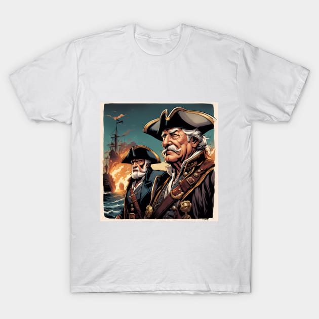 Pensioners as Pirates T-Shirt by Colin-Bentham